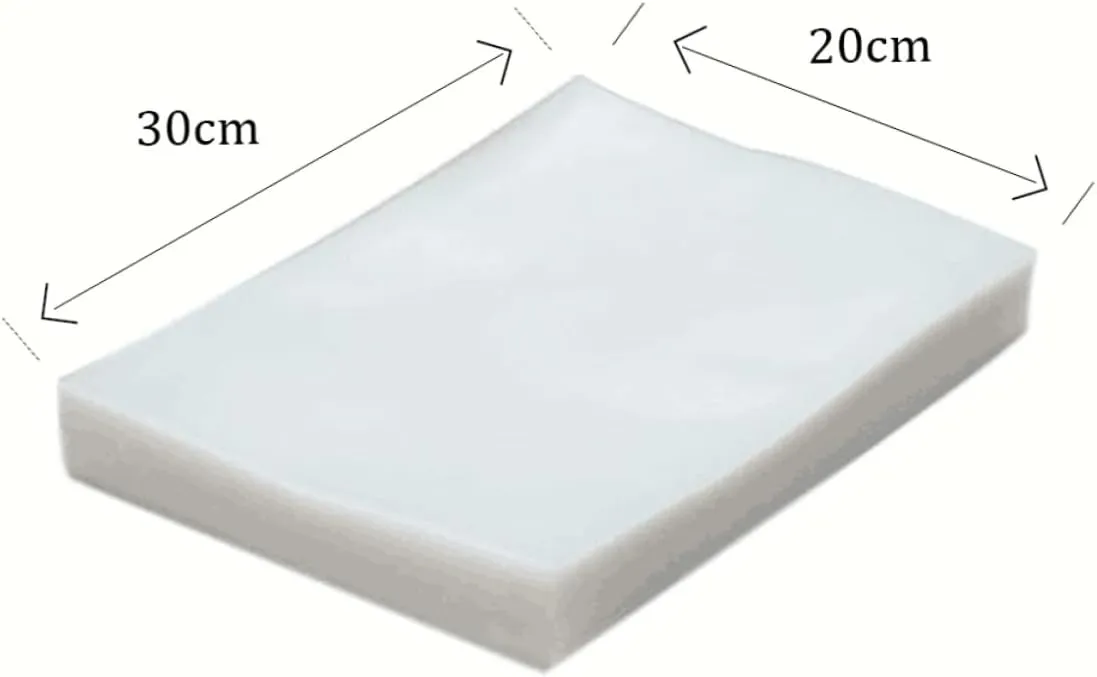 100pcs Dry Storage Bag Package Bags Baggies Packaging Bags Vacuum Bags for Food Vacuum Sealer Bags