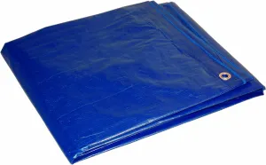 12' x 16' Foremost Tarp 81216 Blue Cut Size 5-Mil Tarp