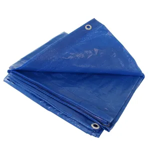 16' x 20' Blue Vinyl Tarp