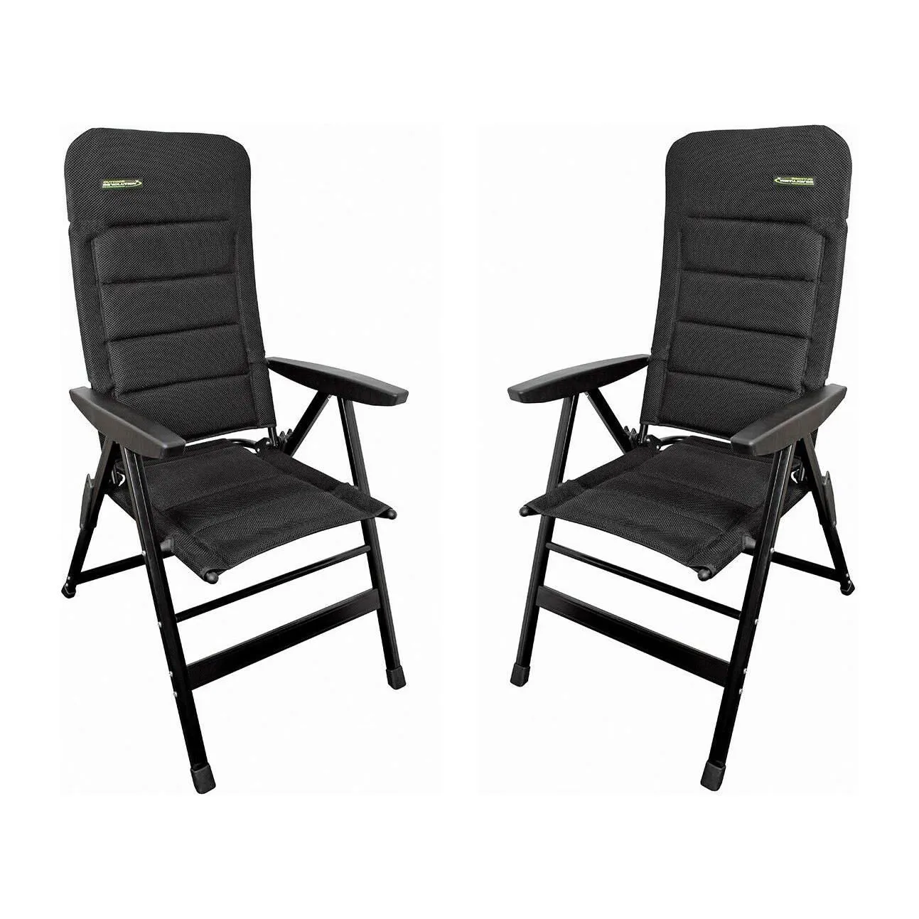 2 Outdoor Revolution Turin Alu Air Mesh Reclining Camping Chair