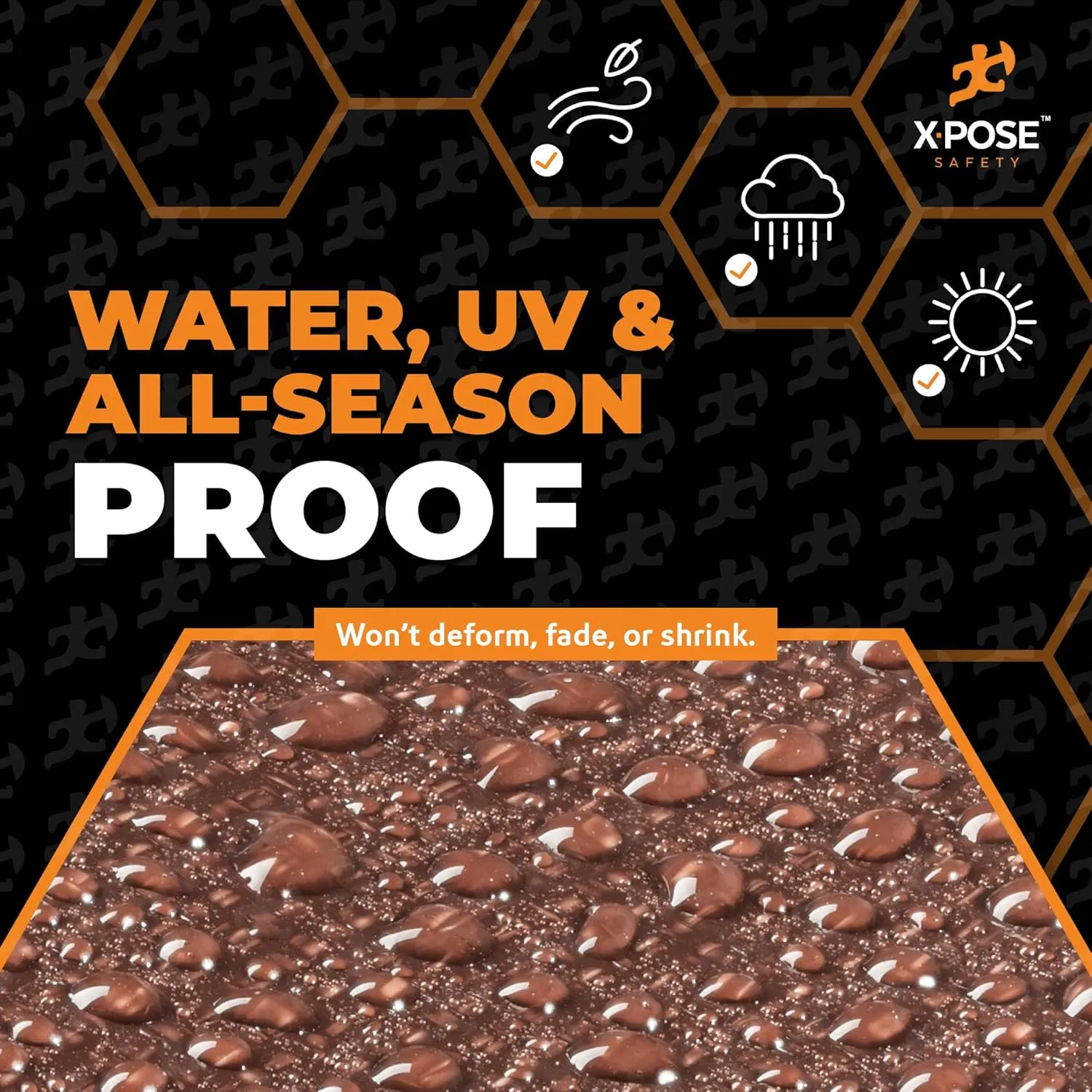 20' x 40' Brown/White Ultra Heavy Duty Tarp - 20 Mil Tarps Heavy Duty Waterproof 20x40 - Extra Large Outdoor Tarp, Waterproof Tarp Cover for Rain Camping, Tent Tarp, UV Protection, Reinforced Corners