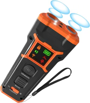 2025 Dog Training Bark Deterrent Device, Anti-Barking Device with HD Display and LED Flashlight for Dogs, Stop Bad Behavior Without Yelling or Swatting, Ultrasonic Stopper Alternative to Shock Collar