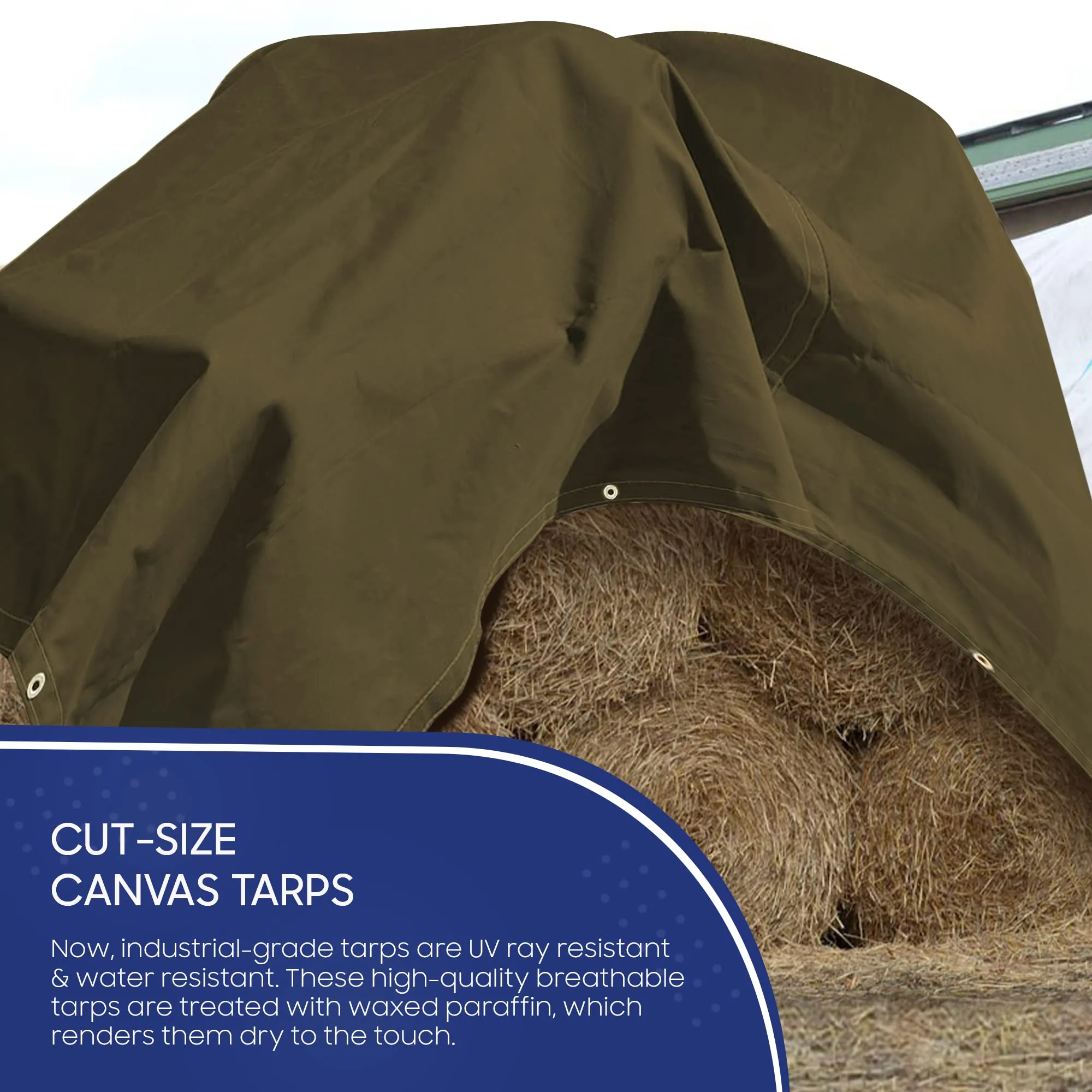 20x20 All-inclusive Olive for Automotive Global express Brass MIL Duty Tarps Resistant, Ideal Heavy Reinforced Tear Construction, Now Commercial Color | Trucking, Edges, 20 – Tarp | Grommets Grade, Canvas ft Manufacturing,