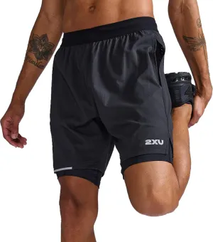 2XU Men's Aero 2-in-1 7 Inch Shorts
