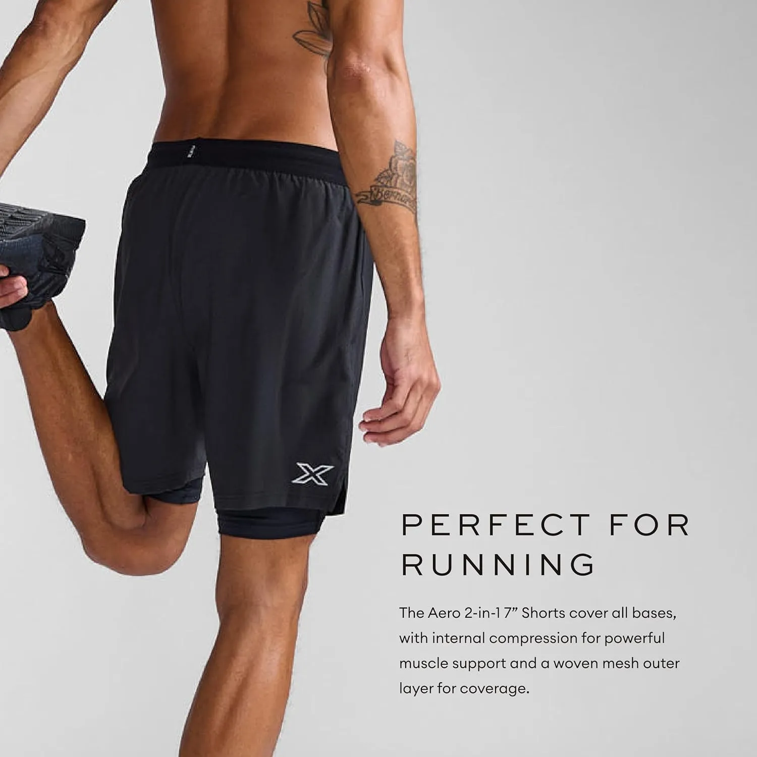 2XU Men's Aero 2-in-1 7 Inch Shorts