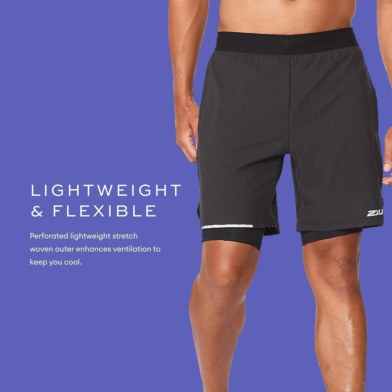 2XU Men's Aero 2-in-1 7 Inch Shorts