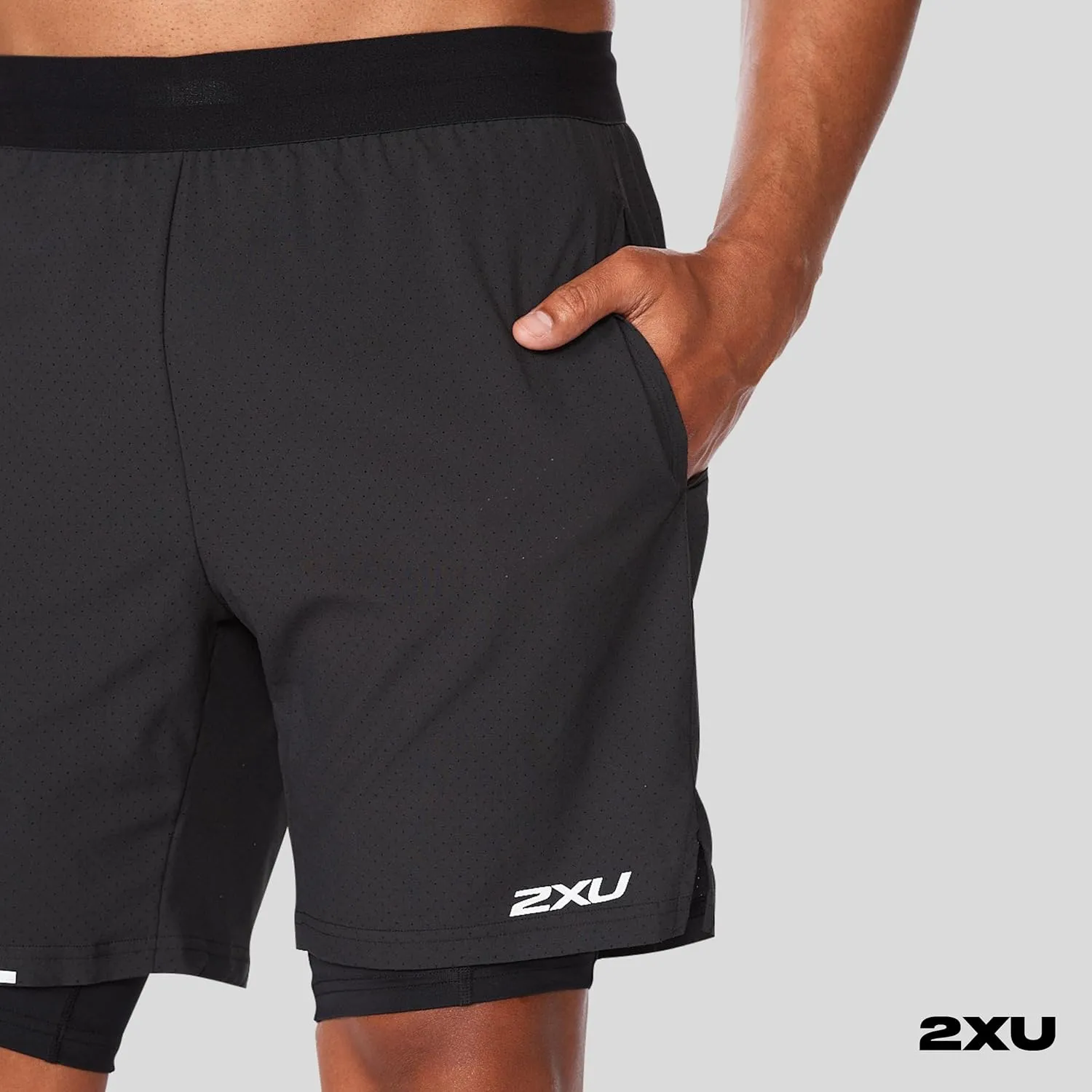 2XU Men's Aero 2-in-1 7 Inch Shorts