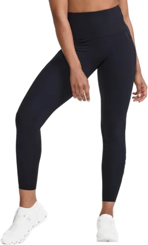 2XU Women's Form Stash Hi-Rise Compression Tight - Performance Activewear for Training, Improved Recovery - Black/Black