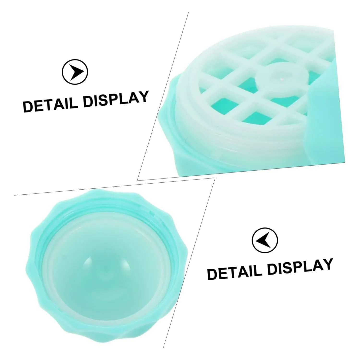 30 Pcs Spherical Lipstick Case Kids Lip Gloss Containers Tubes Empty Bulk Black Lip Gloss Lip Brushes with Lid Makeup Samples Round Travel Cosmetic Bottle Plastic Wedding