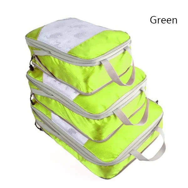 3Pcs Compression Packing Travel Luggage Storage Bags