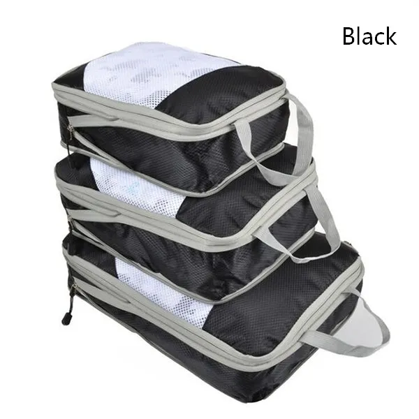 3Pcs Compression Packing Travel Luggage Storage Bags