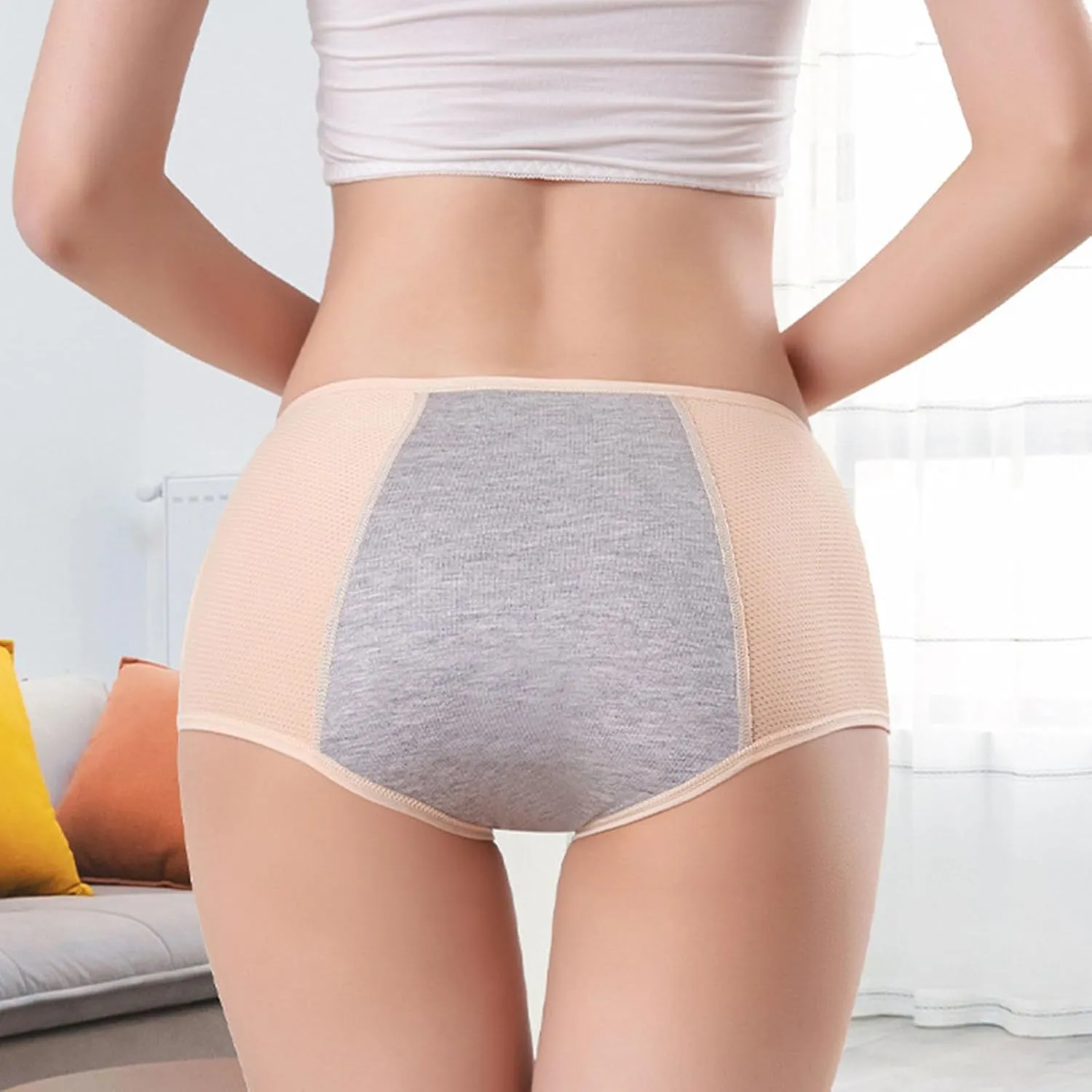 3Pcs Panties for Women Over 60, Leakproof Ladies Underwear for Women