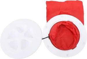 4 Inch Boat Deck Access Cover, Boat Deck Plate with Storage Bag, Kayak Deck Plate Kit Deck Plate Cover with Dry Storage Bag for Marine Yacht Kayaks Boat Fishing Accessories