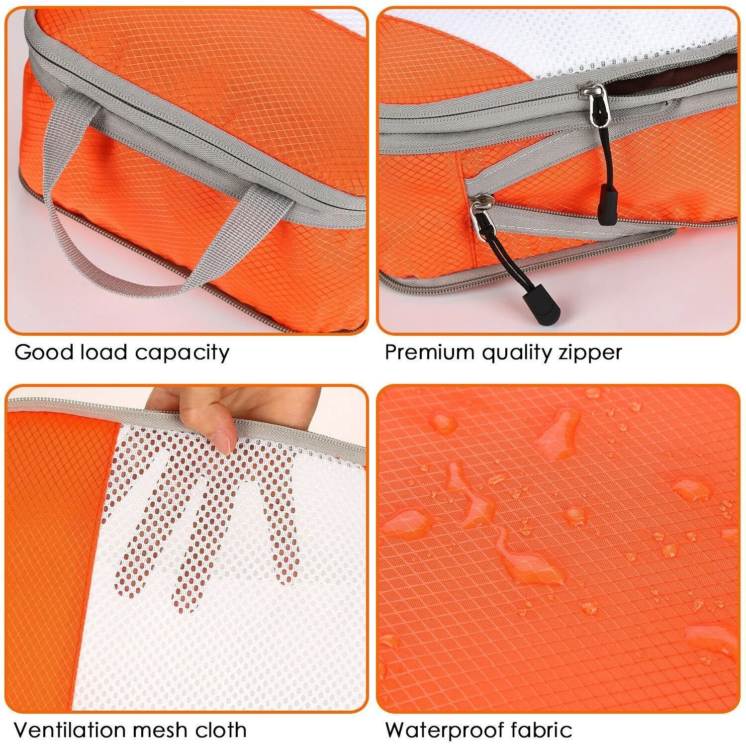 4-Pack: Travel Suitcase Storage Bag Set