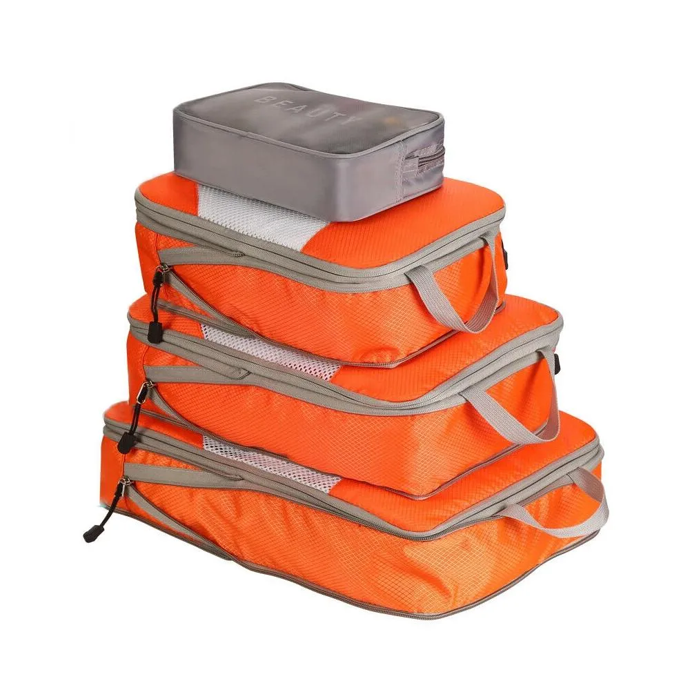 4-Pack: Travel Suitcase Storage Bag Set