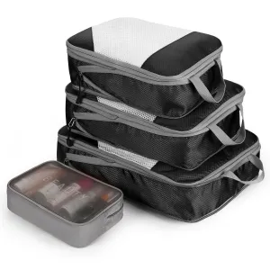 4-Pack: Travel Suitcase Storage Bag Set