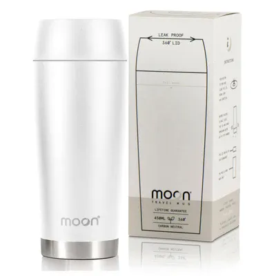 450ml MOON 360° TRAVEL MUG - Insulated with Leak Proof lid