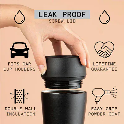 450ml MOON 360° TRAVEL MUG - Insulated with Leak Proof lid