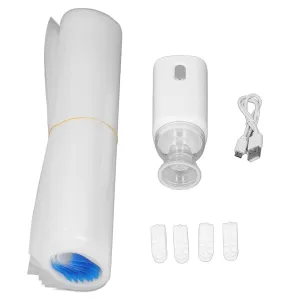 5V Vacuum Compression Bag Electric Pump with 10 Bags 4 Clips Vacuum Air Pump for 3D Printing