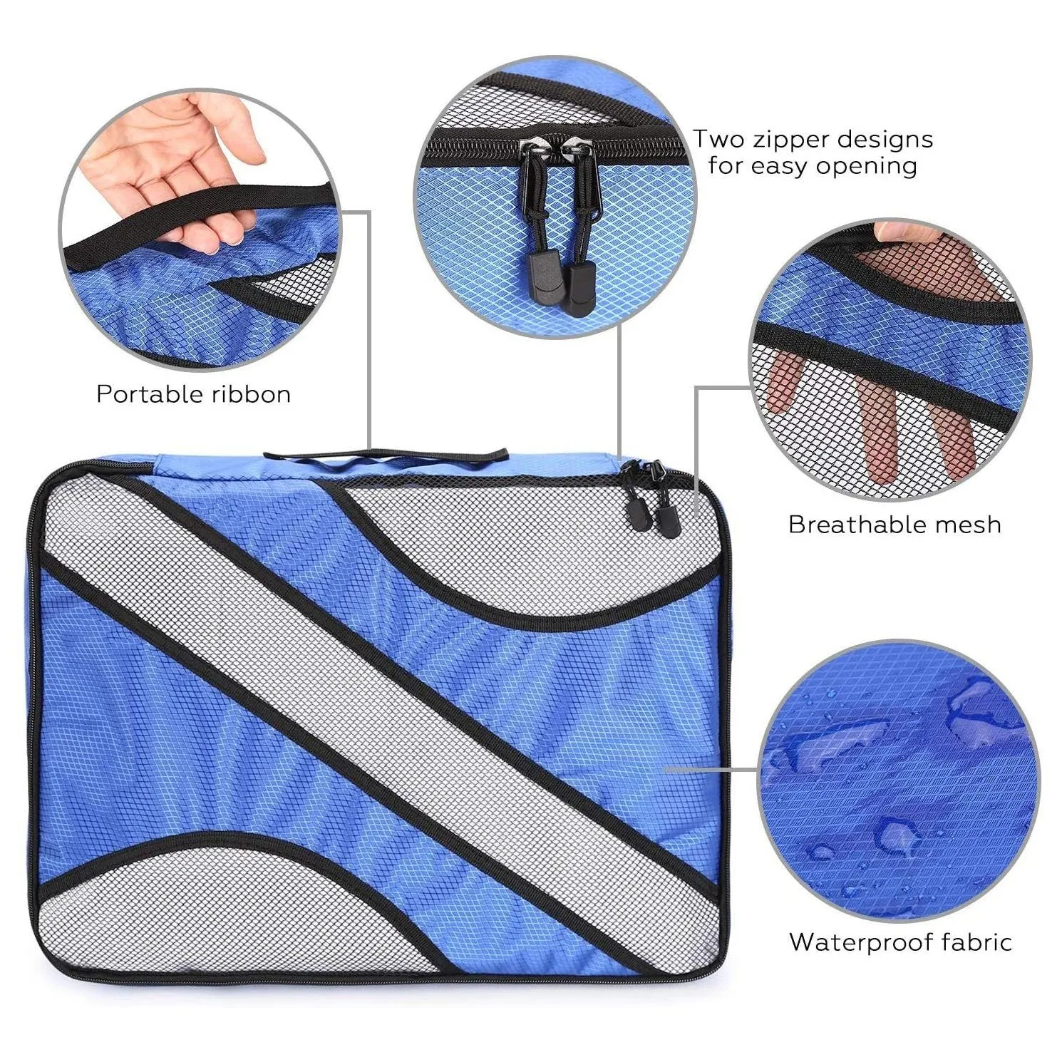 6-Pack: Fitnate Compression Packing Cubes