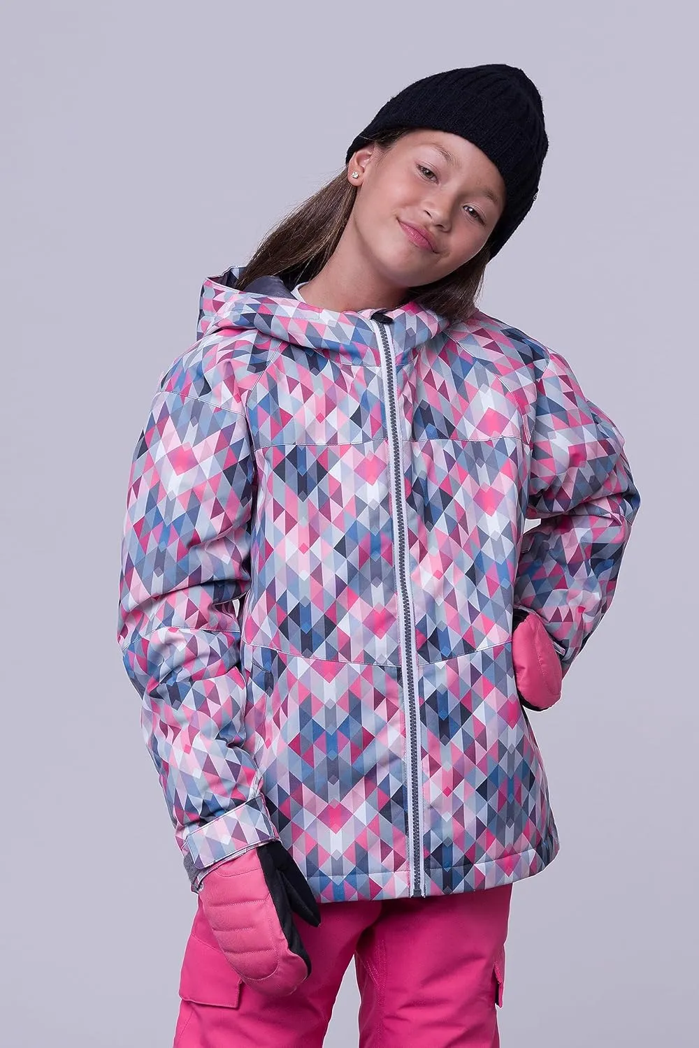 686 Girl's Athena Jacket - Insulated Coat with 2-Layer Fabric Design, Modern Fit and Taped Seams - Water & Weather Resistant