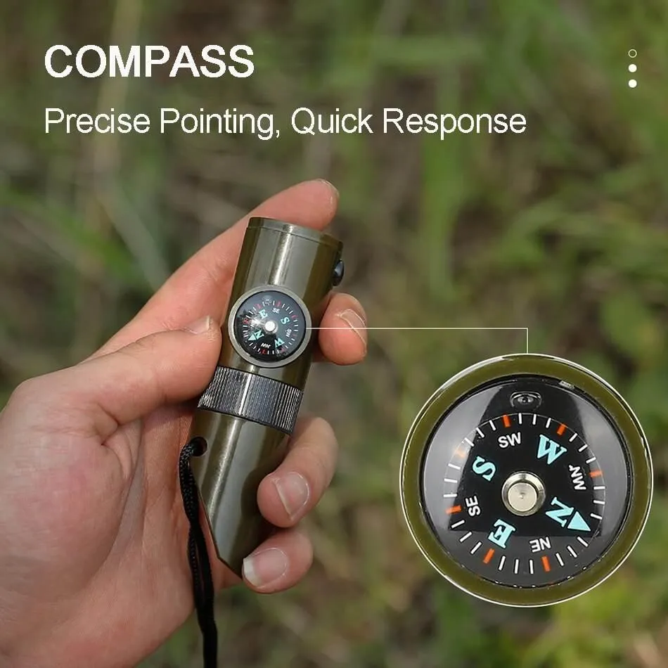 7-in-1 Survival Tool - Portable Camping Multi-Use Equipment