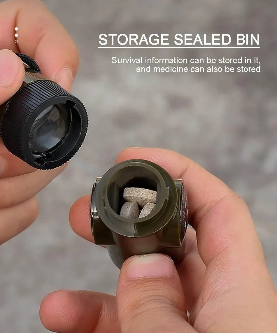 7-in-1 Survival Tool - Portable Camping Multi-Use Equipment
