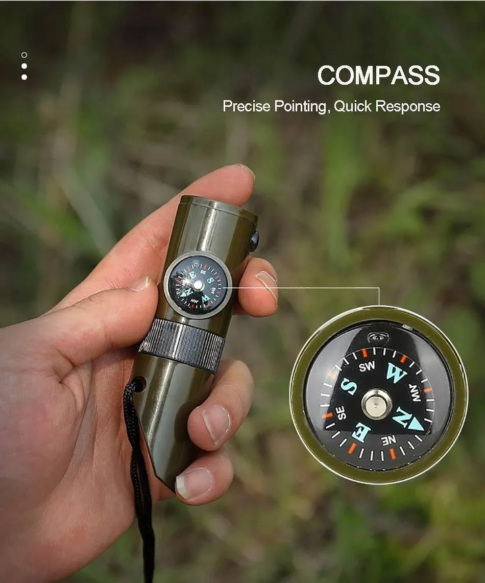 7-in-1 Survival Tool - Portable Camping Multi-Use Equipment
