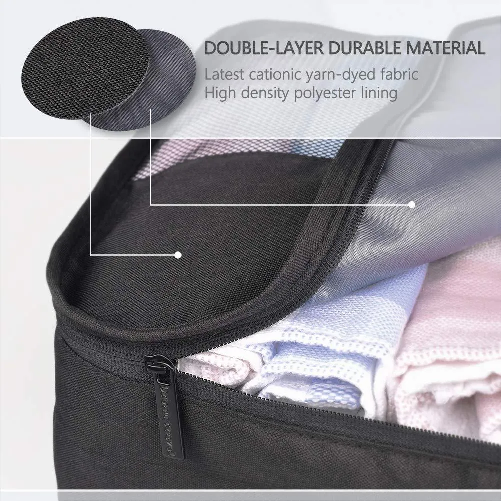 7-Piece Travel Compression Packing Cubes