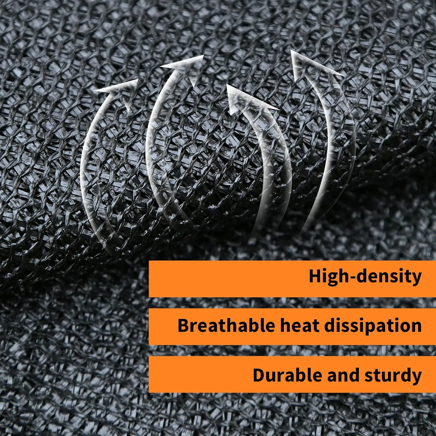 90% Shading Rate 16'x20' Black Shade Cloth Mesh Tarp,Durable Tear Resistance Shade Net with Grommet and Reinforced Edges,Cover for Patio/Plant/Nursery/Kennel/Chicken Coop