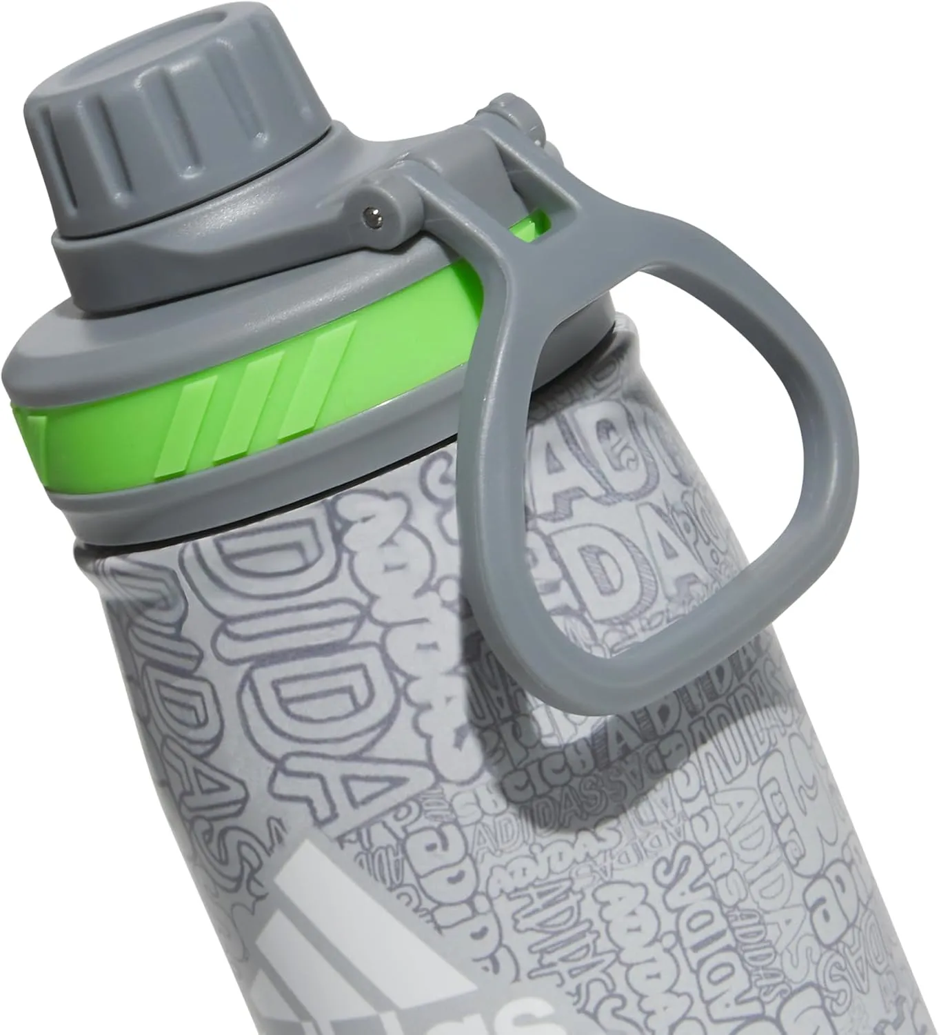 adidas 20 oz Stainless Steel Water Bottle, Insulated Double-Walled 18/8 Metal, Men, Women, Girls and Boys