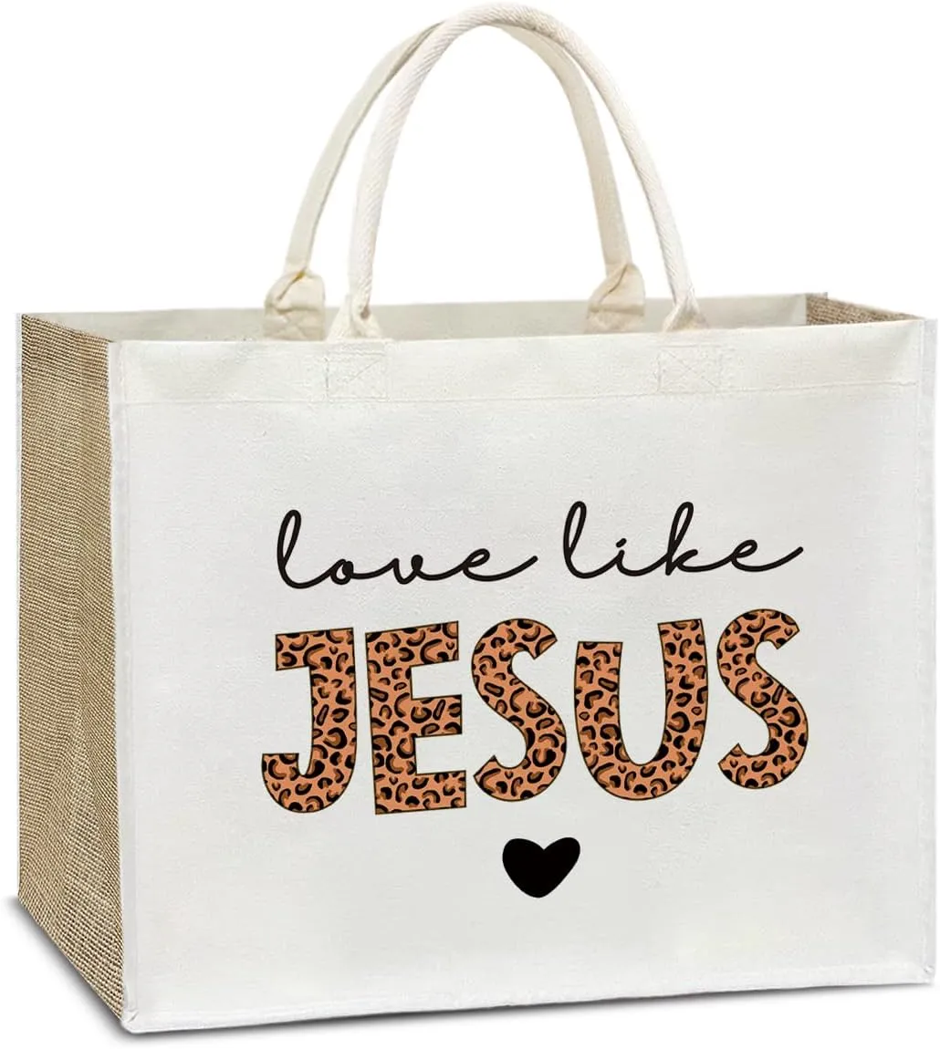 Aesthetic Tote Bag For Women, Reusable Grocery Beach Bag for friend family Gifts for Christmas Thanksgiving Day - C