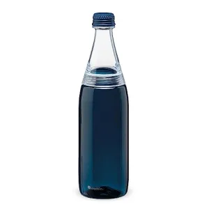 Aladdin Fresco Twist & Go Water Bottle 0.7L Navy Blue – Two-Way Leakproof Lid for Easy Filling and Cleaning - Carbonated Beverage Friendly - BPA-Free - Smooth Drinking Spout - Dishwasher Safe