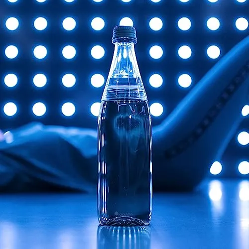 Aladdin Fresco Twist & Go Water Bottle 0.7L Navy Blue – Two-Way Leakproof Lid for Easy Filling and Cleaning - Carbonated Beverage Friendly - BPA-Free - Smooth Drinking Spout - Dishwasher Safe