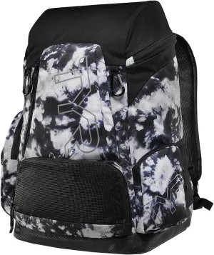 Alliance Backpack, 45L Capacity, Wet and Dry Compartments, Team Colors, White/Black Multi, 45 Liter