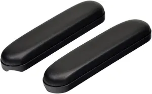 AlveyTech 10" Vinyl Armrest Pads - Replacement Set for Invacare Manual Wheelchair, Mobility Medical Scooters, 4-Wheel Transport Chair, Foam Arm Cushion Pair for Power Scooter, Chairs, DIY Install