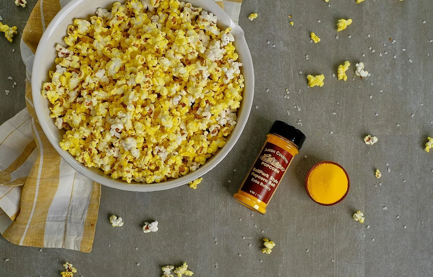 Amish Country Popcorn | 6 lb Bag | Medium Yellow Popcorn Kernels | Old Fashioned, Non-GMO and Gluten Free (Medium Yellow - 6 lb Bag)