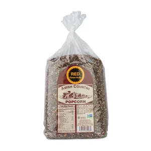 Amish Country Popcorn | 6 lbs Bag | Red Popcorn Kernels | Old Fashioned, Non-GMO and Gluten Free (Red - 6 lbs Bag)