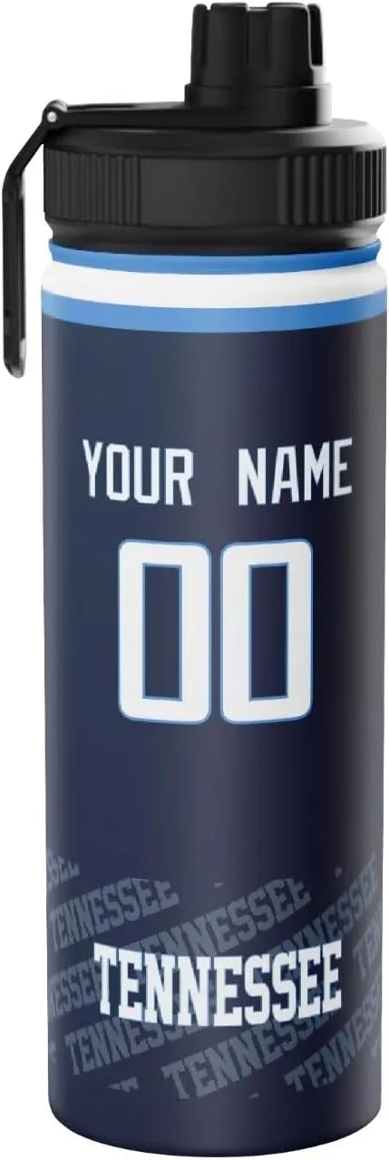 ANTKING Tennessee Tumbler Travel Mug Coffee Cup Custom Name Number for Men Gifts Women Youth