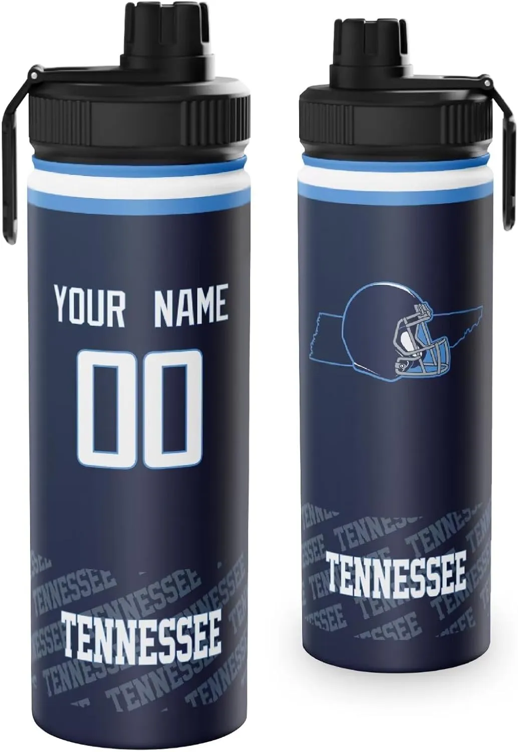 ANTKING Tennessee Tumbler Travel Mug Coffee Cup Custom Name Number for Men Gifts Women Youth