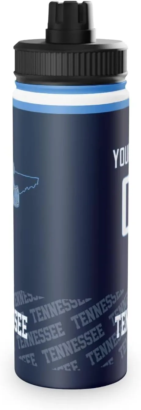 ANTKING Tennessee Tumbler Travel Mug Coffee Cup Custom Name Number for Men Gifts Women Youth