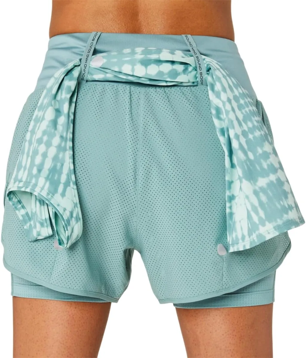ASICS Women's Road 2-N-1 3.5IN Short Running Apparel