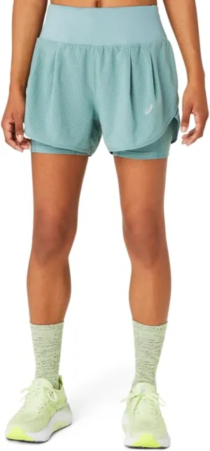 ASICS Women's Road 2-N-1 3.5IN Short Running Apparel