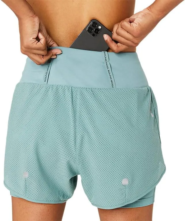 ASICS Women's Road 2-N-1 3.5IN Short Running Apparel