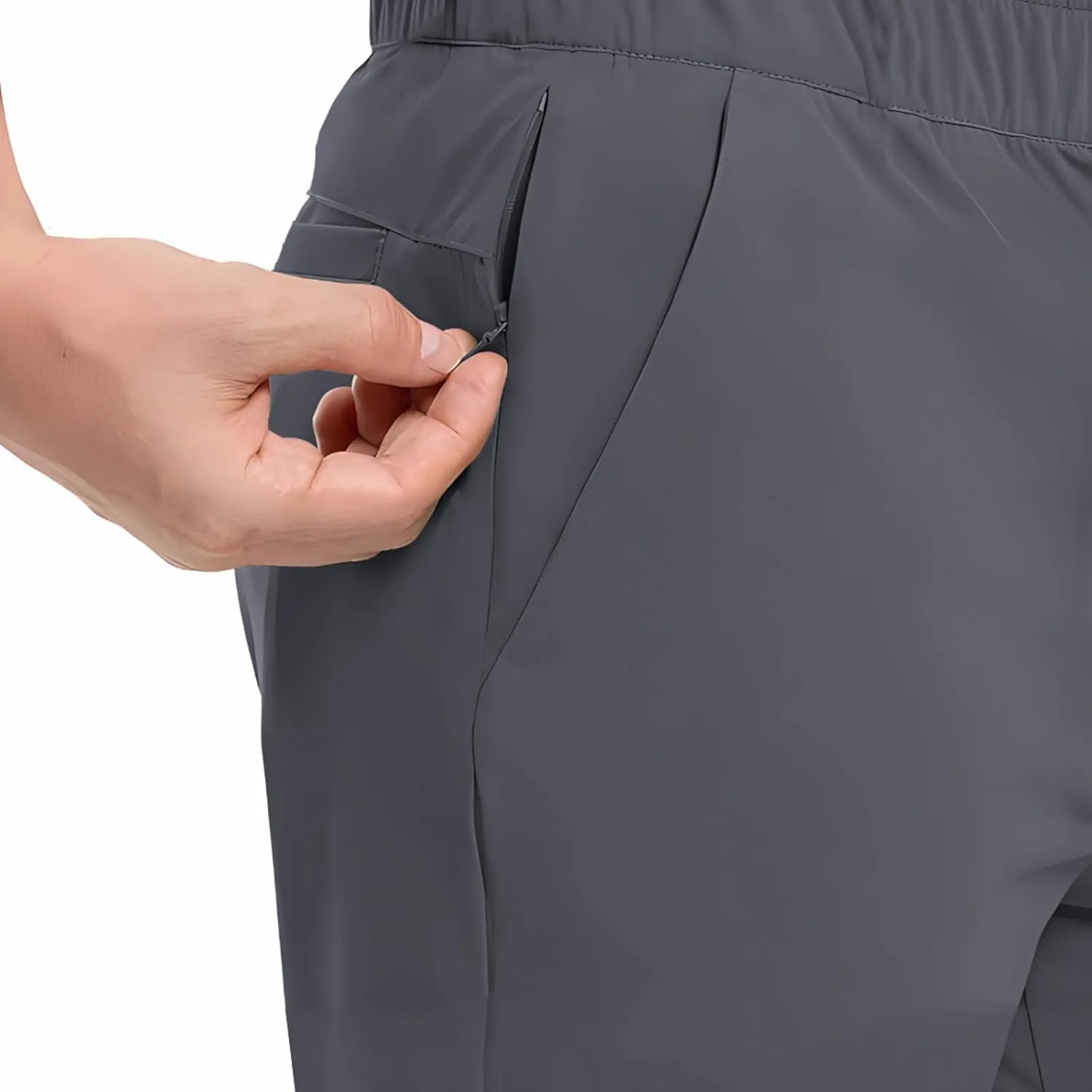 ATTBEA Men's 2 in 1 Running Shorts with Liner 5" Quick Dry Workout Gym Sports Shorts with Pockets
