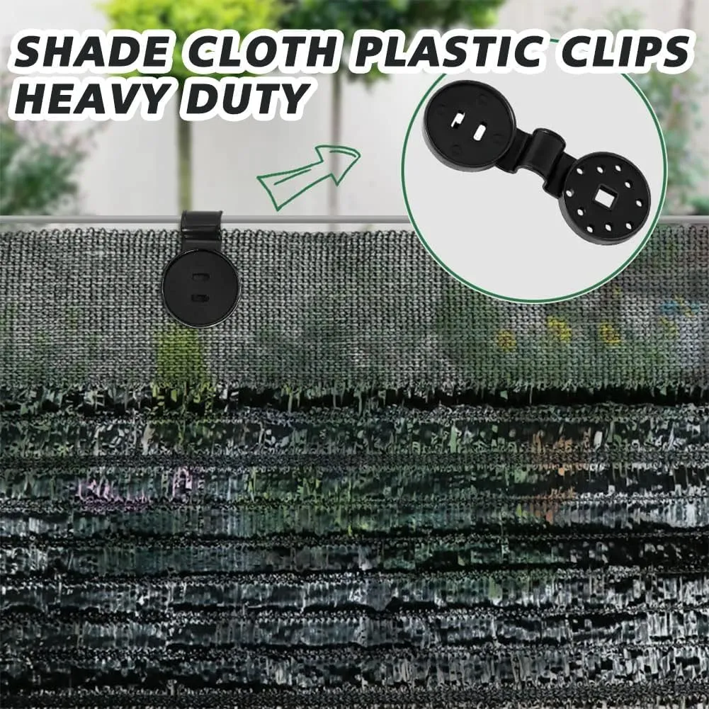 Awning Fabric Heavy Duty Locking Clip, 30/50/100/150/200PCS Shade Cloth Heavy Duty Lock Grip, Reusable Windproof Tarp Clips Heavy Duty for Garden Netting, Anti Bird Netting, Sun Shade Net (150PCS)