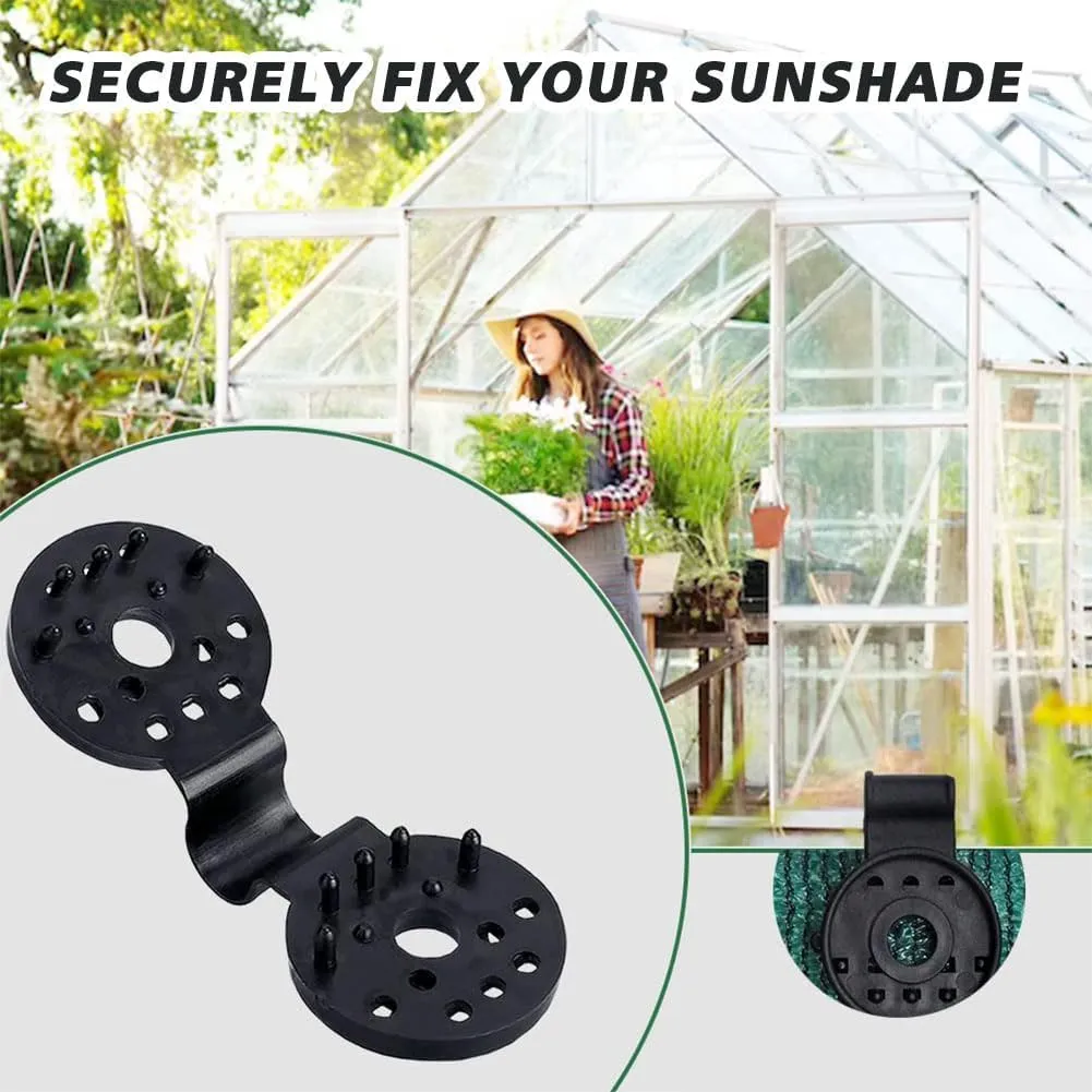 Awning Fabric Heavy Duty Locking Clip, 30/50/100/150/200PCS Shade Cloth Heavy Duty Lock Grip, Reusable Windproof Tarp Clips Heavy Duty for Garden Netting, Anti Bird Netting, Sun Shade Net (150PCS)