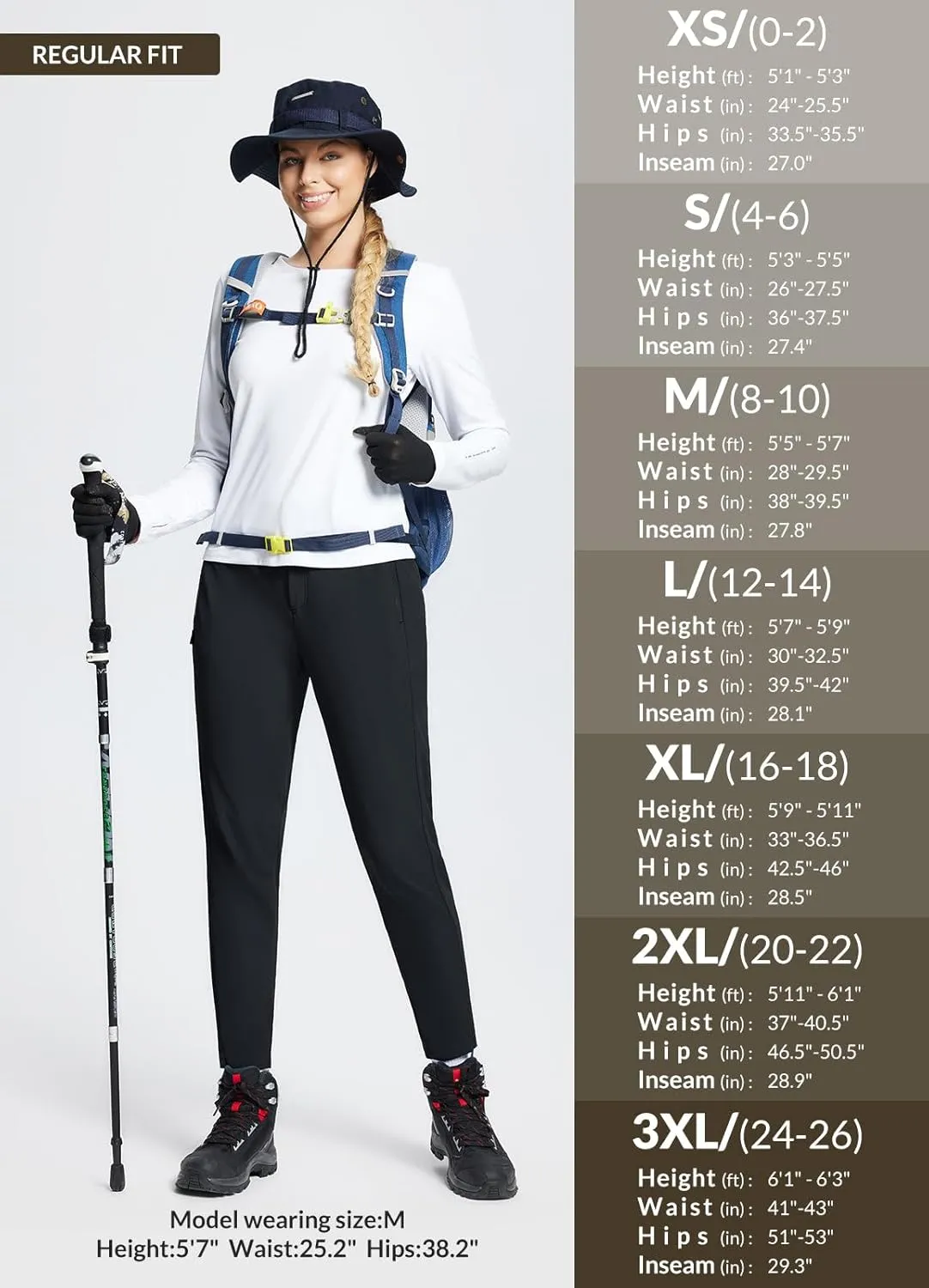 baleaf Women's Fleece Lined Snow Ski Pants Waterproof Windproof Softshell Insulated Slim Thermal Pants Zipper Bottom Leg