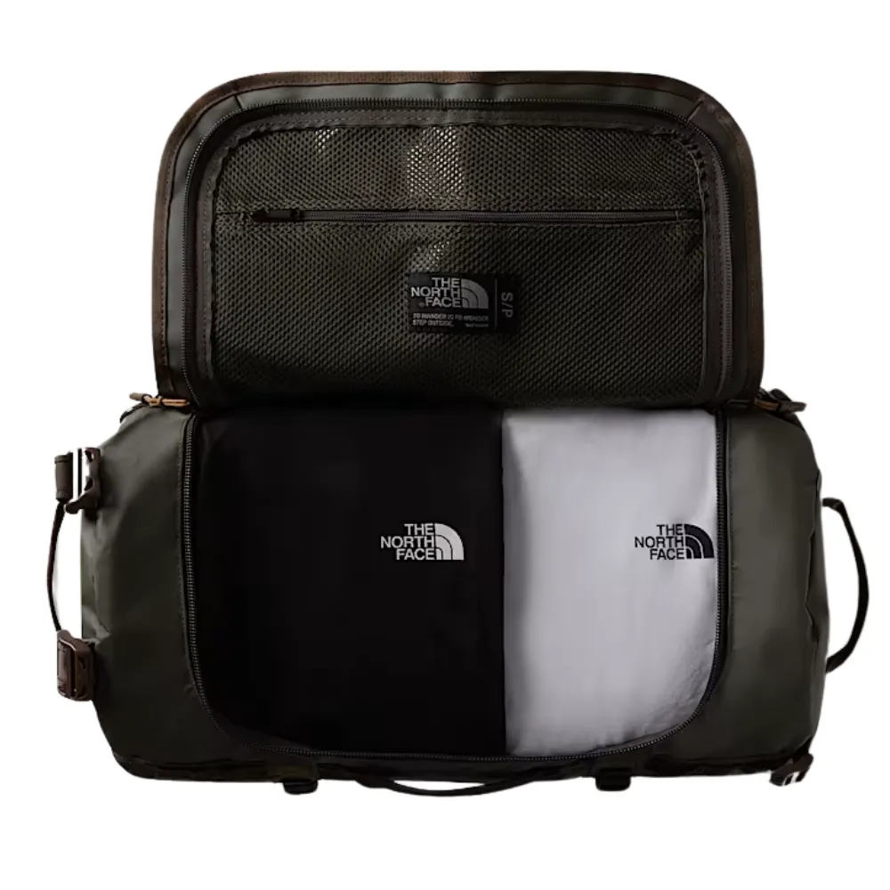 Base Camp S Duffel Bag New Taupe Green/Smokey Brown