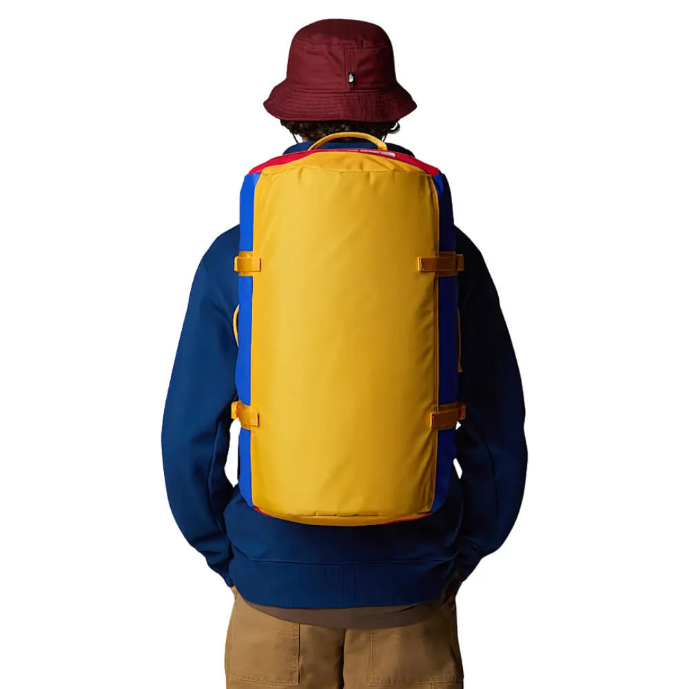 Base Camp S Duffel Bag TNF Blue/TNF Red/Summit Gold